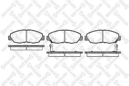 Комплект тормозных колодок STELLOX 335 002-SX